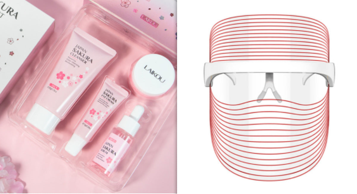 7 Color LED Mask Red Light Therapy Skin Rejuvenation Massager Beauty Home Skin Face Whitening anti Aging SPA Device